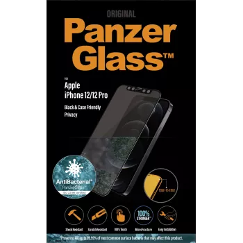 PanzerGlass ® Privatumo apsauginis stiklas iPhone 12 | 12 Pro | nuo krašto iki krašto