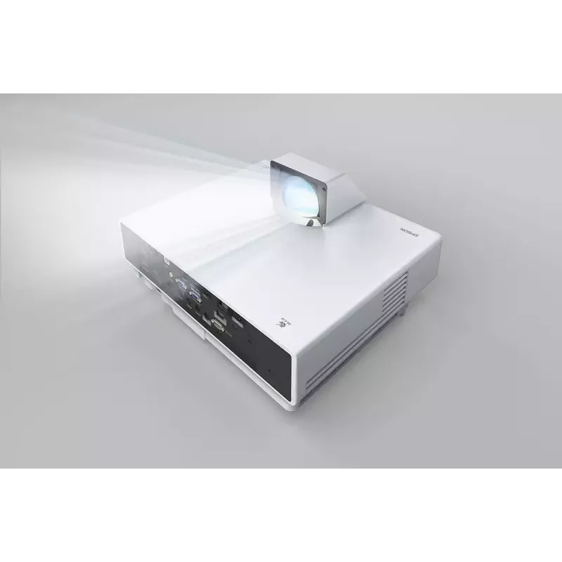 Epson EB-800F 3LCD lazerinis projektorius su itin trumpo nuotolio objektyvu, Full HD 1080p, 5000 lm, 16:9, baltas