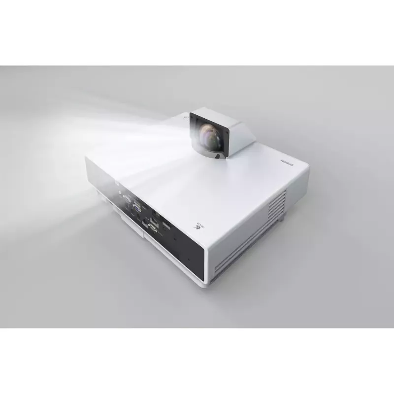 Epson EB-800F 3LCD lazerinis projektorius su itin trumpo nuotolio objektyvu, Full HD 1080p, 5000 lm, 16:9, baltas