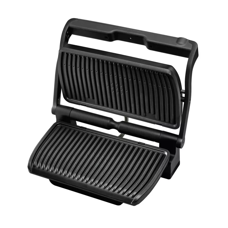 Kontaktinis grilis Tefal GC7228 – 800 cm² kaitlentė, reguliuojamas termostatas, juodas nerūdijantis plienas