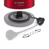 Bosch TWK3P424 elektrinis virdulys 1,7 L 2400 W Pilka, Raudona