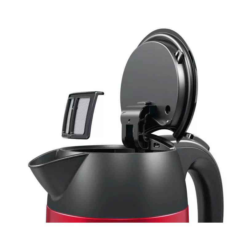 Bosch TWK3P424 elektrinis virdulys 1,7 L 2400 W Pilka, Raudona