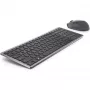 Belaidė klaviatūra ir pelė Dell KM7120W Bluetooth Titan Gray kompaktiška klaviatūra ergonomiška pelė