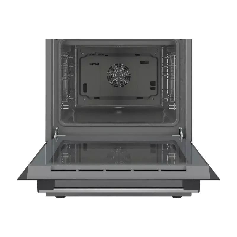 Laisvai pastatoma elektrinė viryklė Bosch Serie 4 HKR39A250U, keraminė kaitlentė 4 zonos, orkaitė 66 L, nerūdijantis plienas, 600 mm