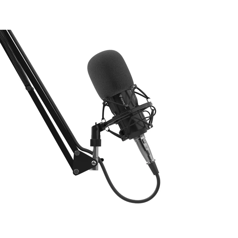 GENESIS Radium 300 XLR Studio mikrofonas, juodas