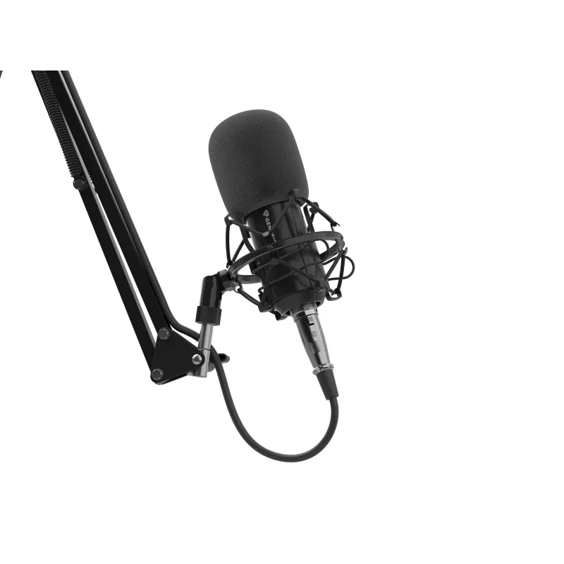GENESIS Radium 300 XLR Studio mikrofonas, juodas