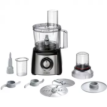 Virtuvinis kombainas Bosch MCM3401M 800W, 2,3 L, juodas/nerūdijantis plienas