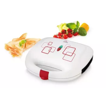 Sumuštinių keptuvė ETA ETA415390000, 700 W, 2 sumuštiniams, balta, 245×240×90 mm