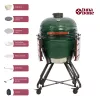 Keraminis Kamado grilis TUNABONE Classic 23 coliai (L dydis) Žalias
