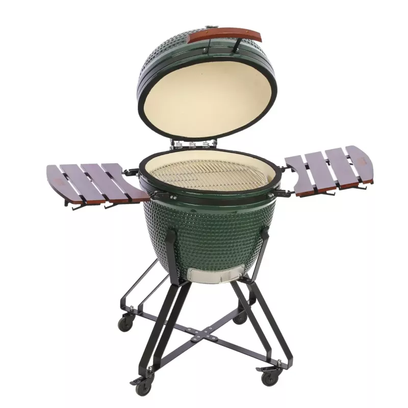 Keraminis Kamado grilis TUNABONE Classic 23 coliai (L dydis) Žalias