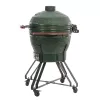 Keraminis kamado grilis TARGUS TBG24GREEN-02 – 24 colių žalias anglinis kepsninė