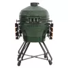 Keraminis kamado grilis TARGUS TBG24GREEN-02 – 24 colių žalias anglinis kepsninė