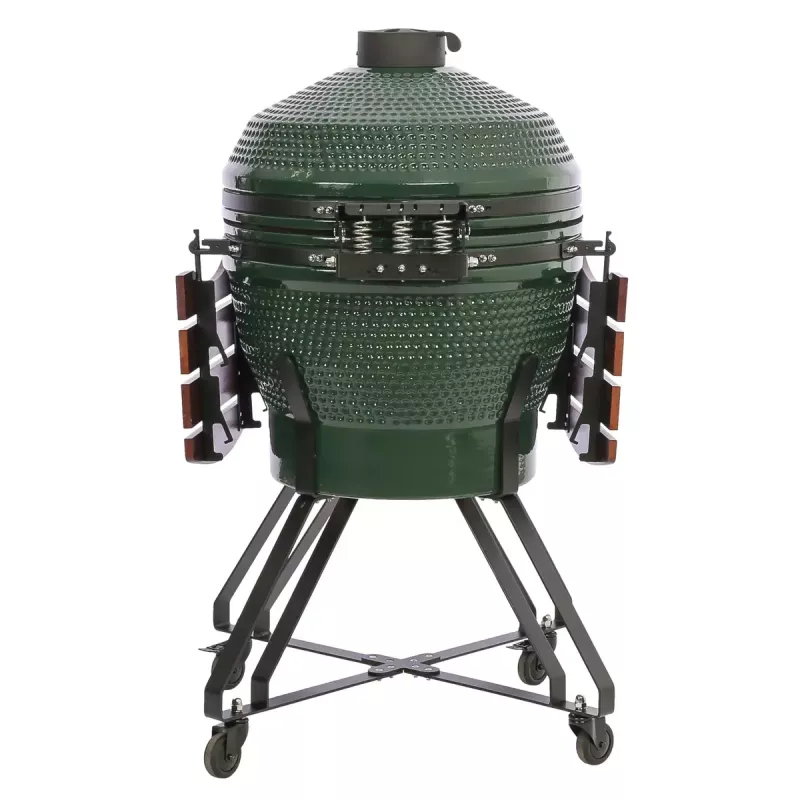 Keraminis kamado grilis TARGUS TBG24GREEN-02 – 24 colių žalias anglinis kepsninė