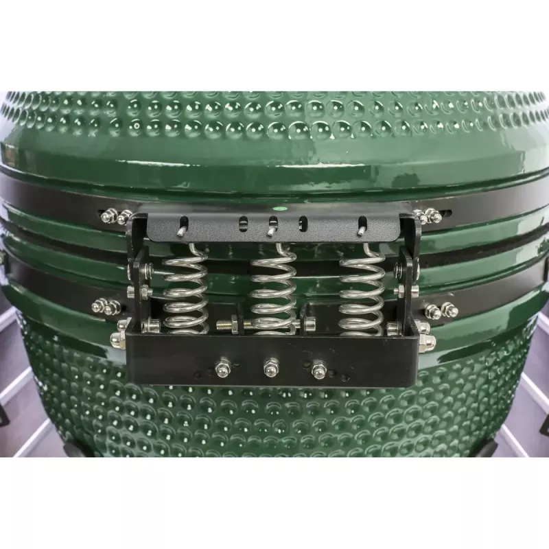 Keraminis kamado grilis TARGUS TBG24GREEN-02 – 24 colių žalias anglinis kepsninė