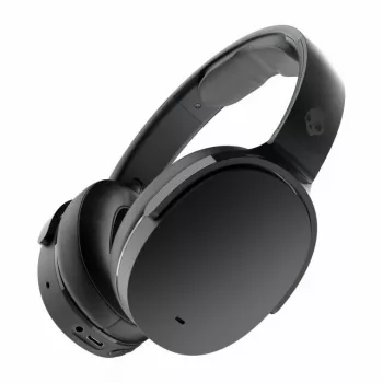 Ausinės Skullcandy Hesh ANC — viršugalvinės, belaidės ir laidinės, Bluetooth 5.0, ANC, USB-C, 22 h grojimo, 3,5 mm, juodos