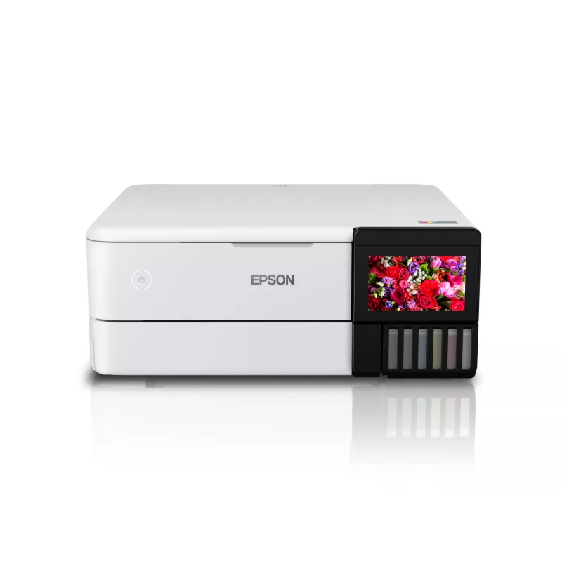 Daugiafunkcis rašalinis spausdintuvas Epson EcoTank L8160 – spalvotas spausdinimas, 5760x1440 DPI, 32 ppm, A4, Wi‑Fi, dvipusis spausdinimas