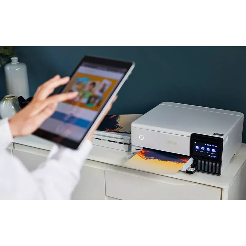 Daugiafunkcis rašalinis spausdintuvas Epson EcoTank L8160 – spalvotas spausdinimas, 5760x1440 DPI, 32 ppm, A4, Wi‑Fi, dvipusis spausdinimas