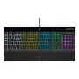 CORSAIR žaidimų klaviatūra K55 RGB Pro Qwerty US