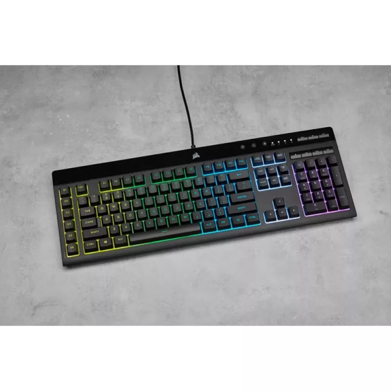 CORSAIR žaidimų klaviatūra K55 RGB Pro Qwerty US