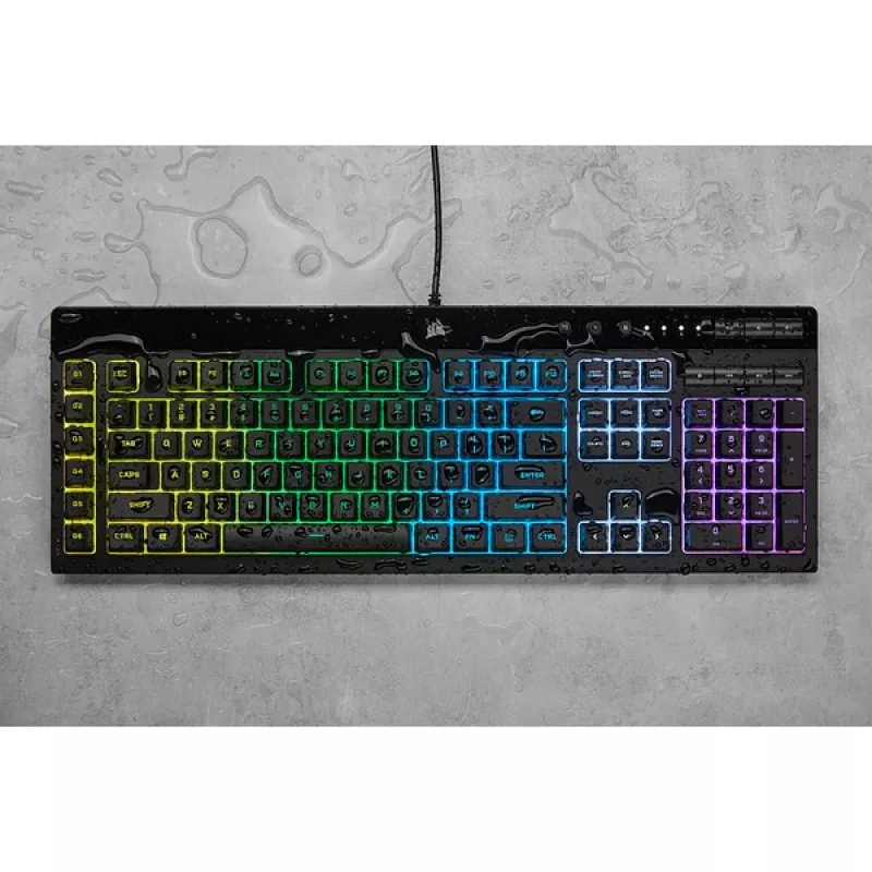 CORSAIR žaidimų klaviatūra K55 RGB Pro Qwerty US