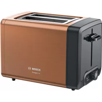 Skrudintuvas Bosch TAT4P429 2 griežinėliai 970 W Juodas/Rudas, kompaktiškas nerūdijantis plienas