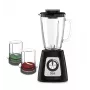 Stalo blenderis Tefal BlendForce II BL4388 — 800 W, 1,25 L stiklinis indas, ledo smulkinimas, juodas/šlifuotas plienas