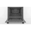 Įmontuojama orkaitė Bosch Serie 2 HBF010BR1S, elektrinė, 66 l, nerūdijantis plienas, sukamosios rankenėlės