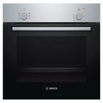 Įmontuojama orkaitė Bosch Serie 2 HBF010BR1S, elektrinė, 66 l, nerūdijantis plienas, sukamosios rankenėlės