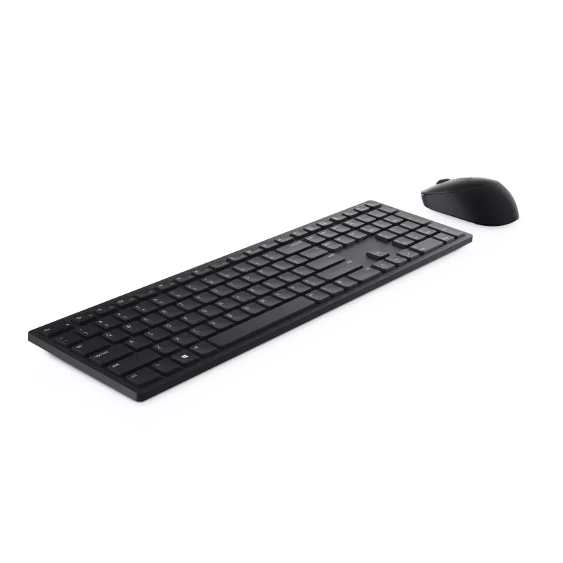 DELL Pro belaidė klaviatūra ir pelė - KM5221W - US International (QWERTY) - Juoda - (RTL BOX)