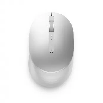 DELL Pro Premium Compact Mouse - MS7421W - Platininė sidabrinė, ambidekstrinė, optinė, RF belaidis + Bluetooth, 1600 DPI, Platinum, Silver