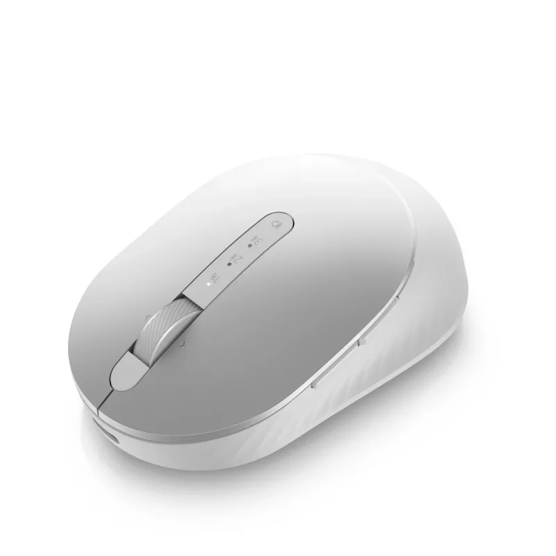 DELL Pro Premium Compact Mouse - MS7421W - Platininė sidabrinė, ambidekstrinė, optinė, RF belaidis + Bluetooth, 1600 DPI, Platinum, Silver (atidaryta pakuotė)