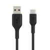 USB kabelis Belkin CAB001BT0MBK 0,15 m USB A į USB C juodas