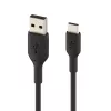 USB kabelis Belkin CAB001BT0MBK 0,15 m USB A į USB C juodas