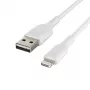 Belkin CAA001BT0MWH Lightning laidas 0,15 m baltas