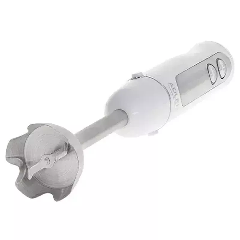 Panardintuvas Adler AD 4625w – rankinis blenderis, 5 greičiai, turbo, 1500 W, nerūdijančio plieno antgalis, sidabrinis/baltas