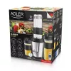 Sportinis blenderis Adler AD 4081 – nešiojamas asmeninis blenderis, 800 W, 0,57 L, nerūdijančio plieno peilis, 2 buteliai