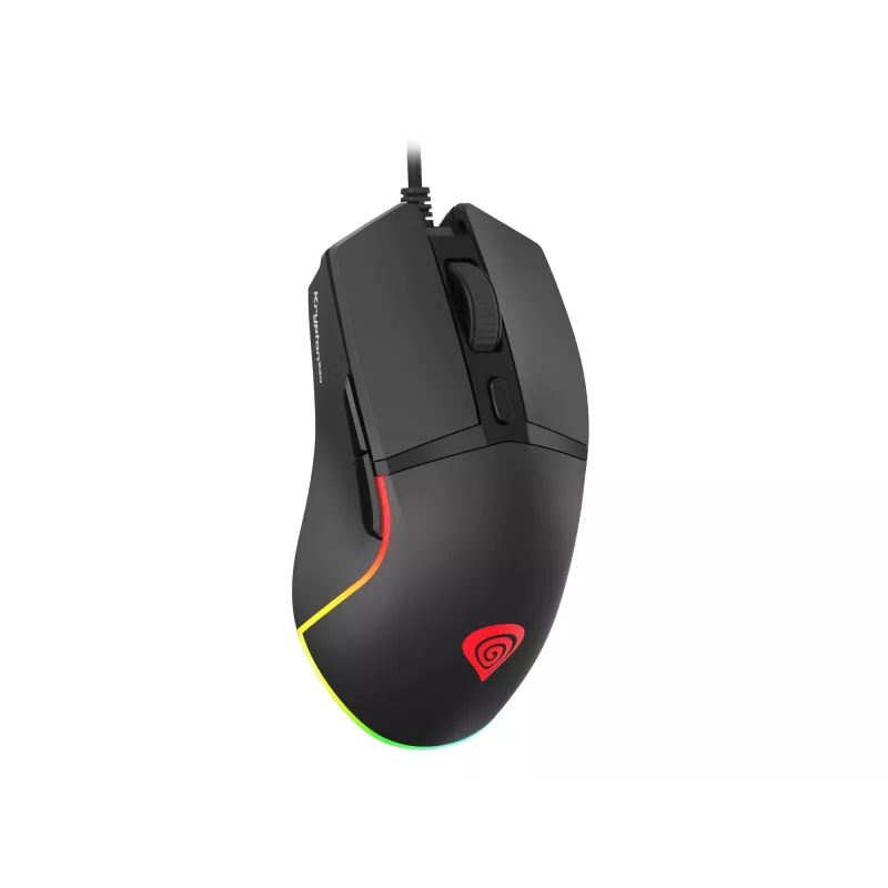 Pelė GENESIS Krypton 220 žaidimams, dešinei rankai, USB Type-A, optinė, 6400 DPI