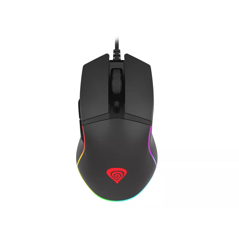 Pelė GENESIS Krypton 220 žaidimams, dešinei rankai, USB Type-A, optinė, 6400 DPI