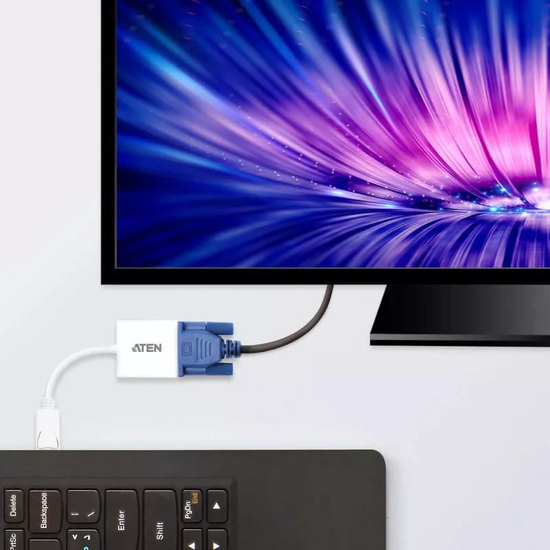 ATEN VC925 DisplayPort į VGA keitiklis, iki 1920x1200 @60Hz