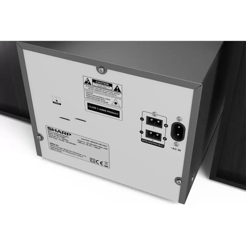 Sharp XL-B517D mikro sistema namų garso 45 W juoda