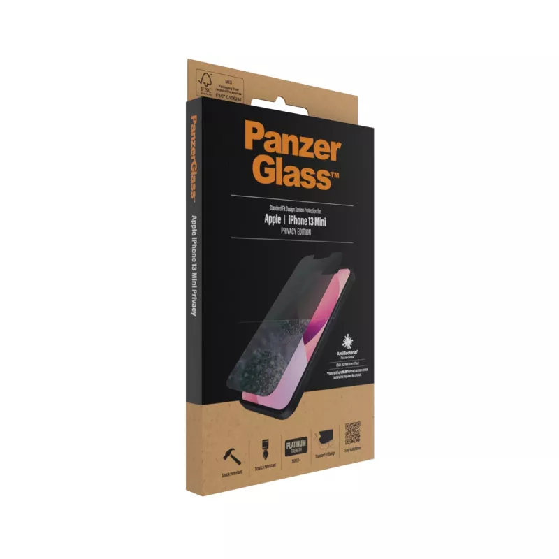 PanzerGlass ® Privatumo ekrano apsauga iPhone 13 Mini | Standartinis prigludimas