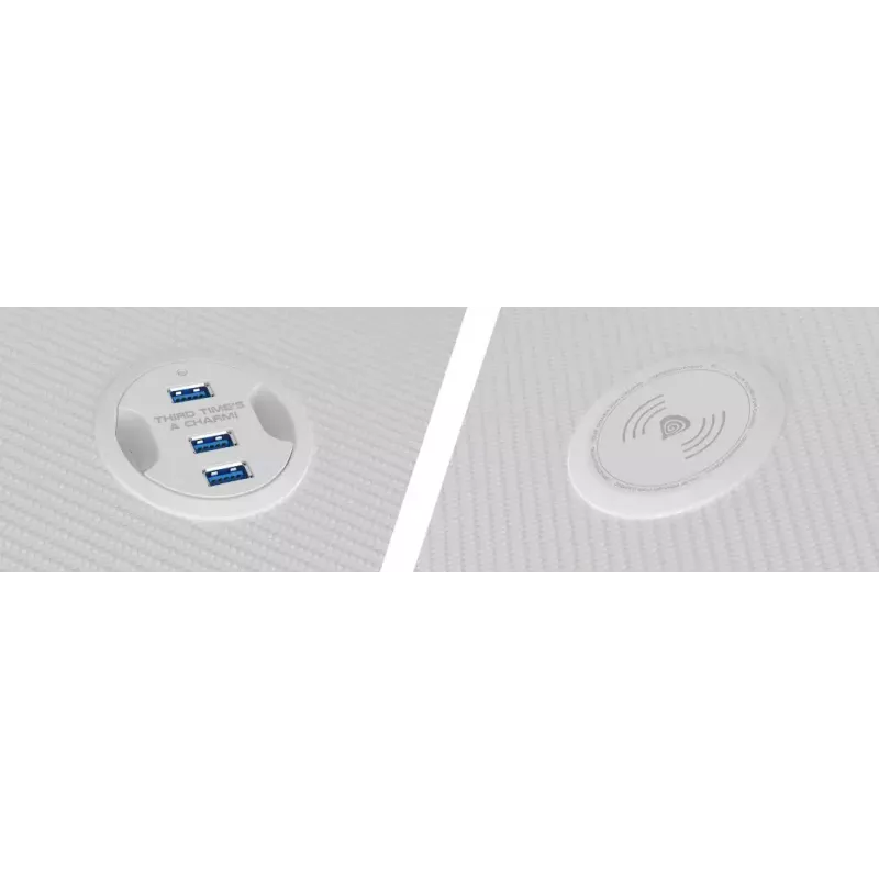 Gaming stalas GENESIS Holm 320 RGB White