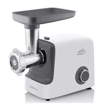 Mėsmalė ETA ETA507590000, 2200 W, 2,3 kg/min, pilka/balta