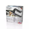 Plačiamašė Adler AD 4225 – 5 greičiai, turbo, 300 W, inox/sidabras-juoda, plakikliai ir tešlos kabliukai
