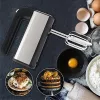 Plačiamašė Adler AD 4225 – 5 greičiai, turbo, 300 W, inox/sidabras-juoda, plakikliai ir tešlos kabliukai