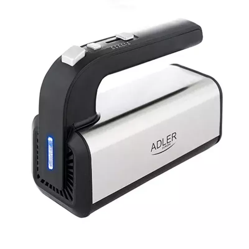 Plačiamašė Adler AD 4225 – 5 greičiai, turbo, 300 W, inox/sidabras-juoda, plakikliai ir tešlos kabliukai