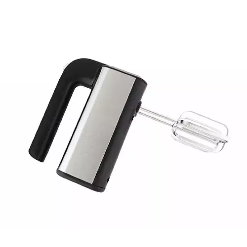 Plačiamašė Adler AD 4225 – 5 greičiai, turbo, 300 W, inox/sidabras-juoda, plakikliai ir tešlos kabliukai