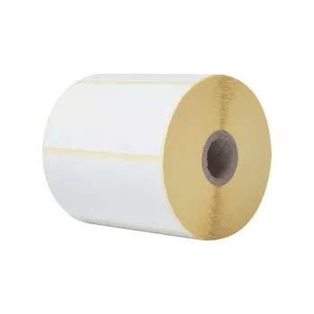 Brother BDE-1J050102-102 etiketės baltos lipnios 102x50 mm 1050 vnt. rulone, 8 rulonų pakuotė