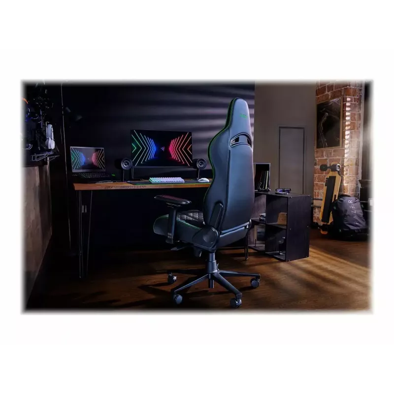 Žaidimų kėdė Razer Enki su apmušta sėdyne Juoda, 136 kg, 670x680x1380 mm