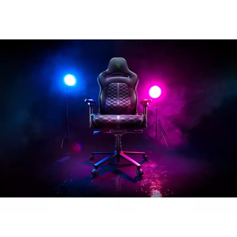 Žaidimų kėdė Razer Enki su apmušta sėdyne Juoda, 136 kg, 670x680x1380 mm